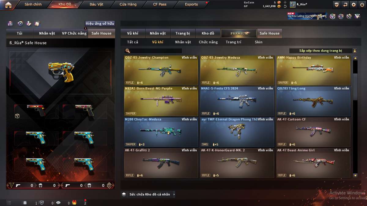 shop acc cf uy tin gia re